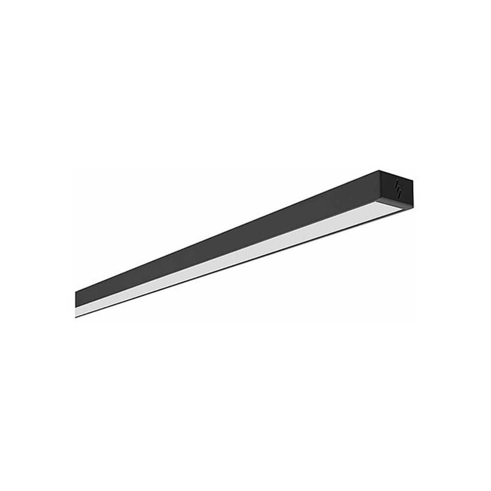 LUMINARIO LED SERIE II BL FLAT 8W/100-140V. 1200MM. NEGRO 3000K LUZ CALIDA ELECTROMAG