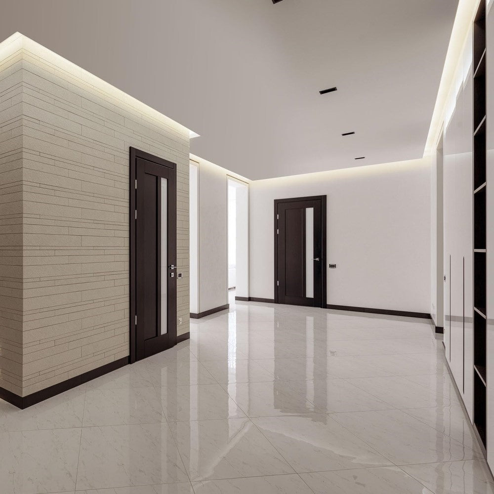 LUMINARIO BL FLAT 600P.A 12W 100-14V 3000K COLOR NEGRO OPALINO