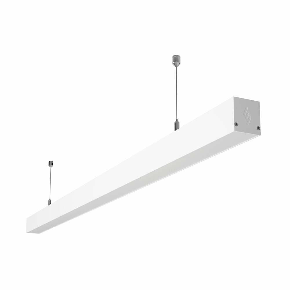 LUMINARIO LINEAL LED SUSPENDER BL U 1200 25W/100-305V. BLANCO 3000K LUZ CALIDA ELECTROMAG