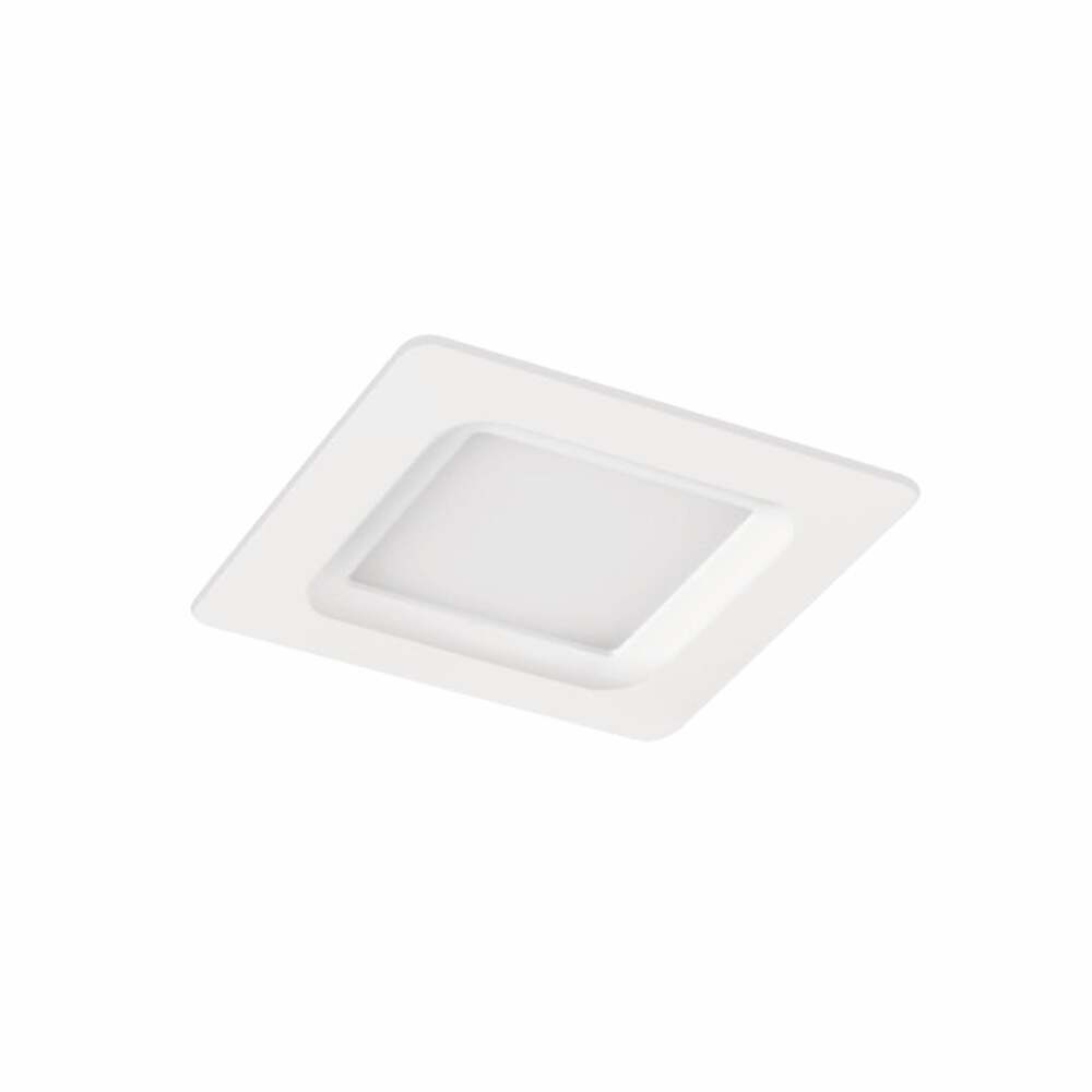 LUMINARIA SQ 3 FLAT BASICO 3.5W/90-140V. BFP LUZ NEUTRA 3000K. BLANCO