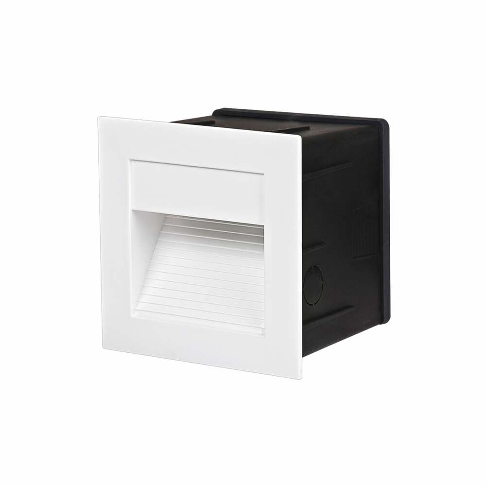 LUMINARIO LED CUADRADO EMPOTRAR/SOBREPONER SW 40 1.6W/100-240V. BLANCO 4000K LUZ NEUTRA ELECTROMAG