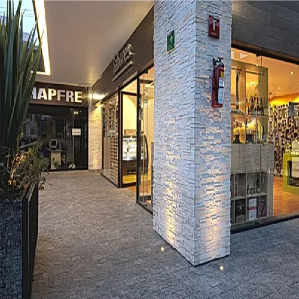 LUMINARIO EP LED 120 8W 100-305V BFO 18" 27000K COLOR GRIS