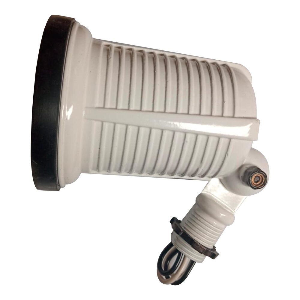 PORTALAMPARA SENCILLA BLANCA LE-300