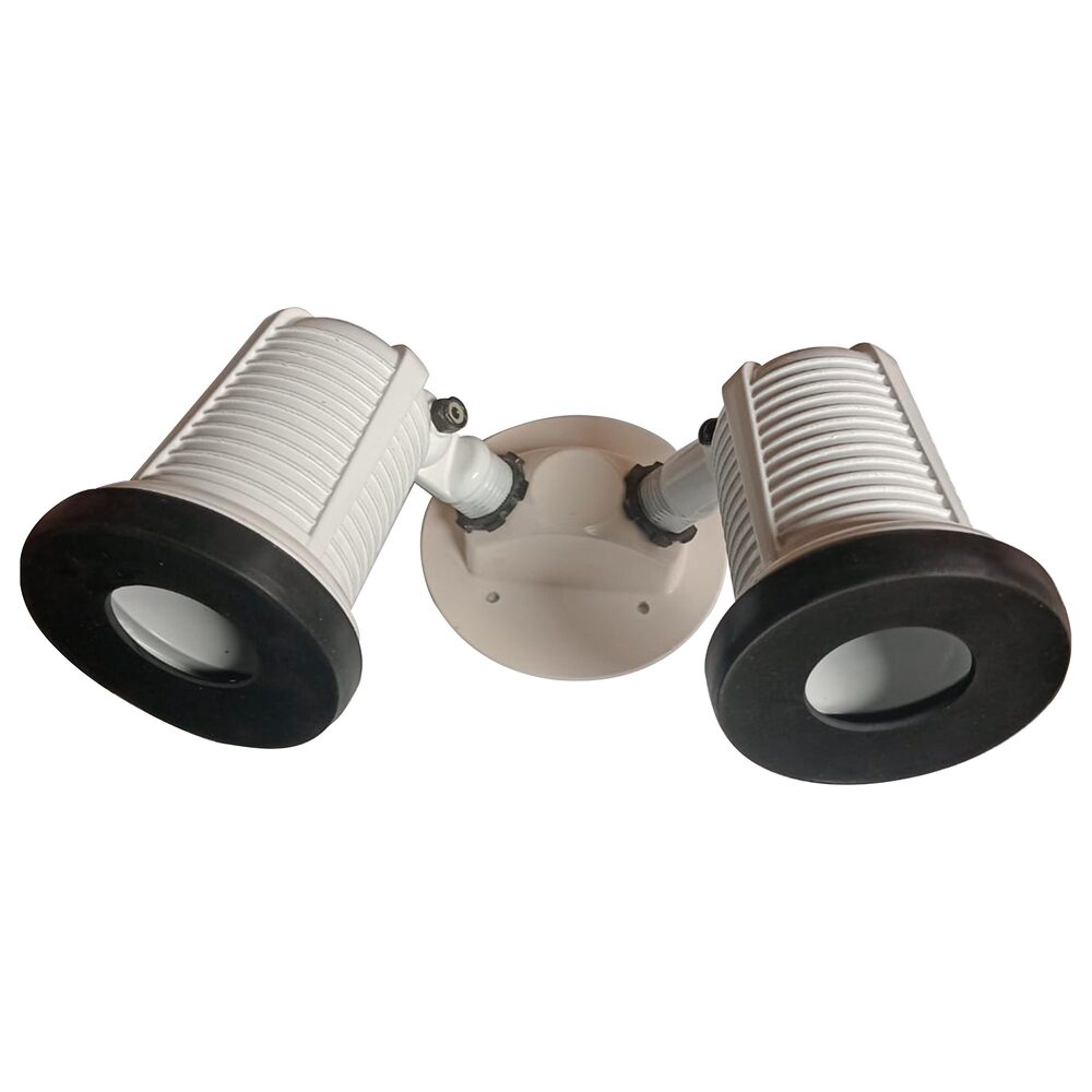 PORTA LAMPARA DOBLE BLANCA LE-305