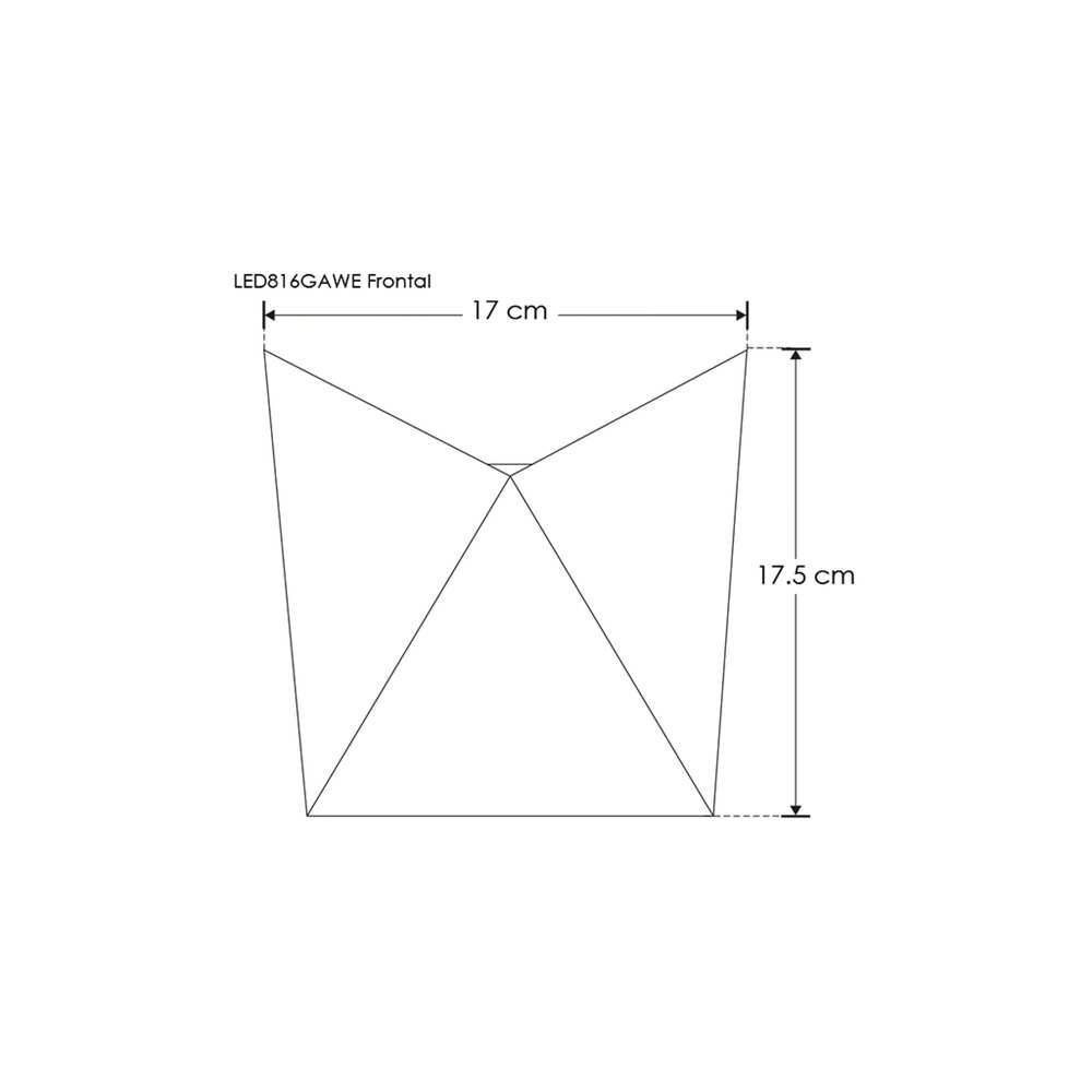 LUMINARIO DE PARED SOBREPONER LED NEGRO 7W BLANCO CALIDO SIMETRICO SALIDA LUZ INDIRECTA SUPERIOR 100-240V IP54 ILUMILEDS