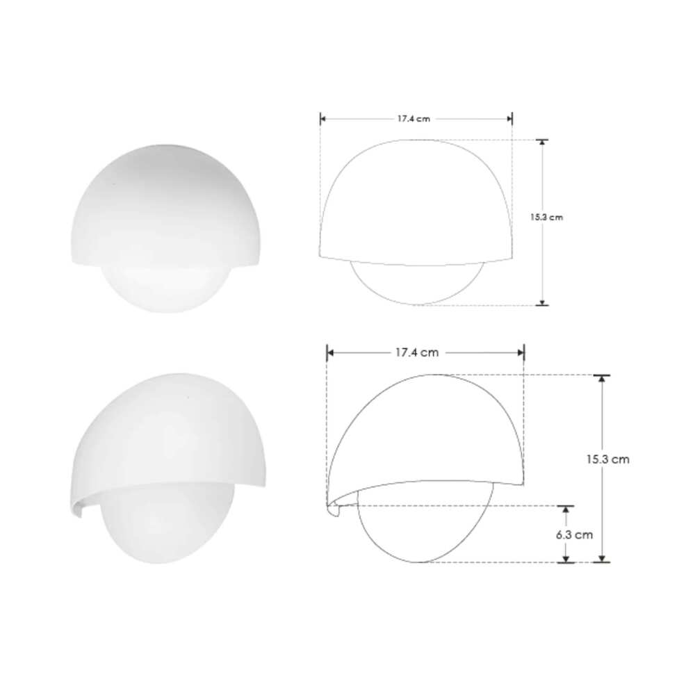 ARBOTANTE CIRCULAR BLANCO 10W 120 IP54 BLANCO CALIDO ILUMILEDS***HAE2025***