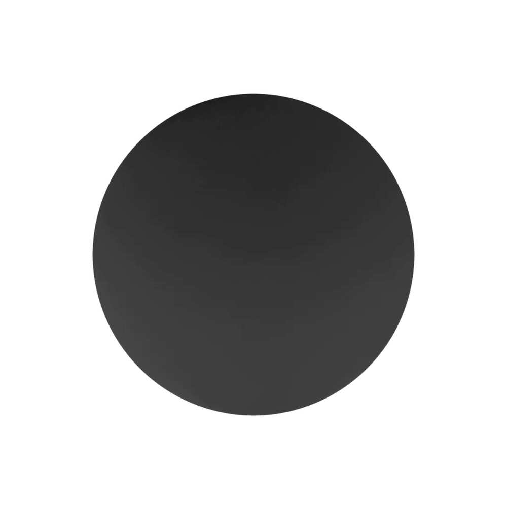 LUMINARIO DE PARED SOBREPONER REDONDO LED NEGRO 9W BLANCO CALIDO SALIDA TRASERA 100-240V IP65 ILUMILEDS