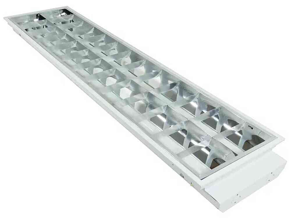 GABINETE INTERIOR LED T8 MODELO "E" 2X18W/85-265V. SIN TUBOS*** HAE ***