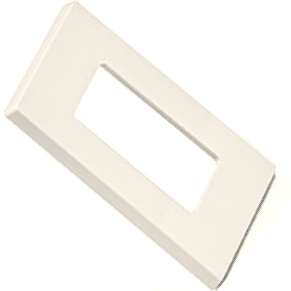 PLACA DECORA PLUS 1 UNIDAD MARFIL 80301-0SI LEVITON