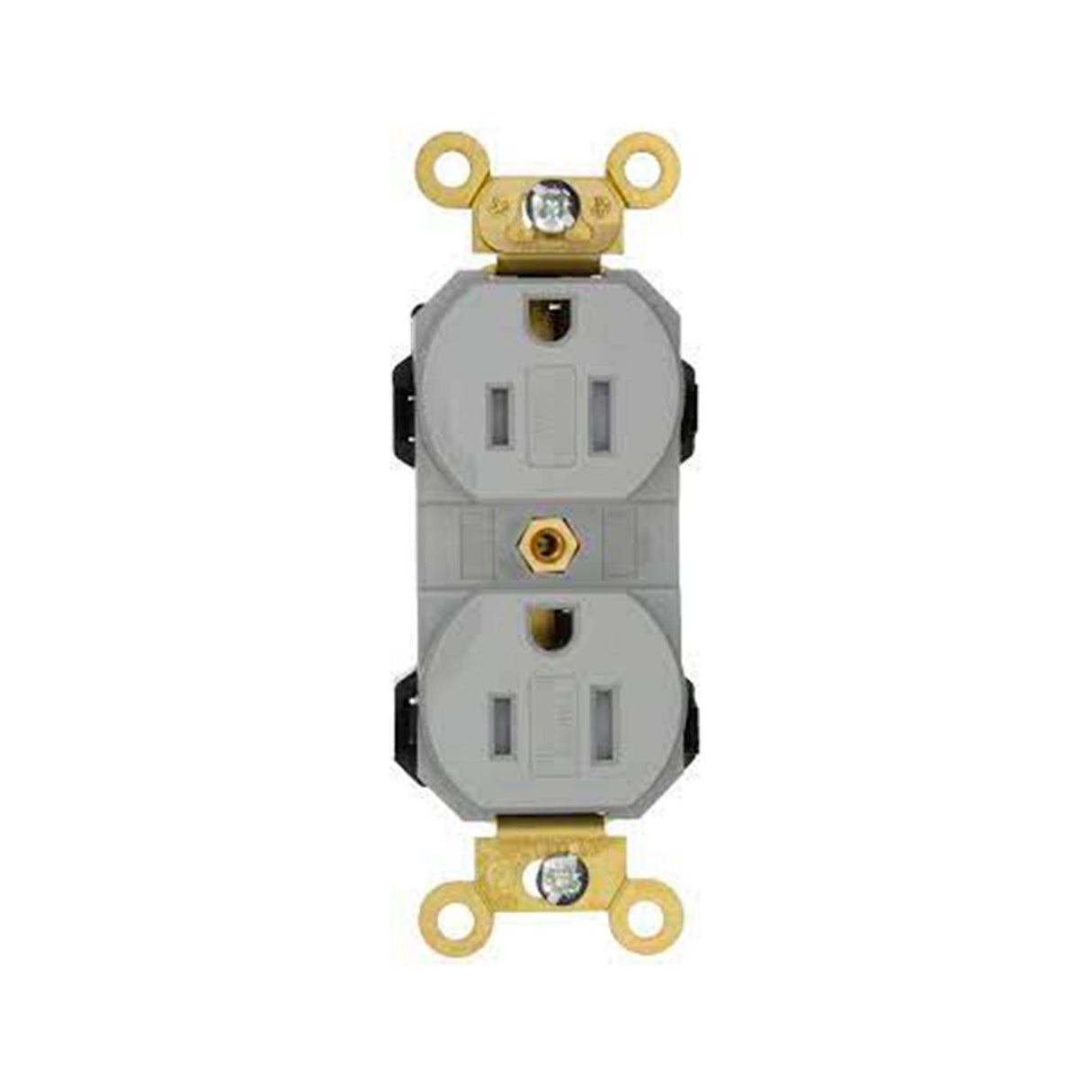 CONTACTO DUPLEX COMERCIAL 2P-3H 20A/125V. GRIS 0CR20-0GY LEVITON *** OFRECER CR20GY ***