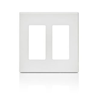 PLACA DECORA PLUS 2 UNIDADES BLANCA 80309-0SW LEVITON
