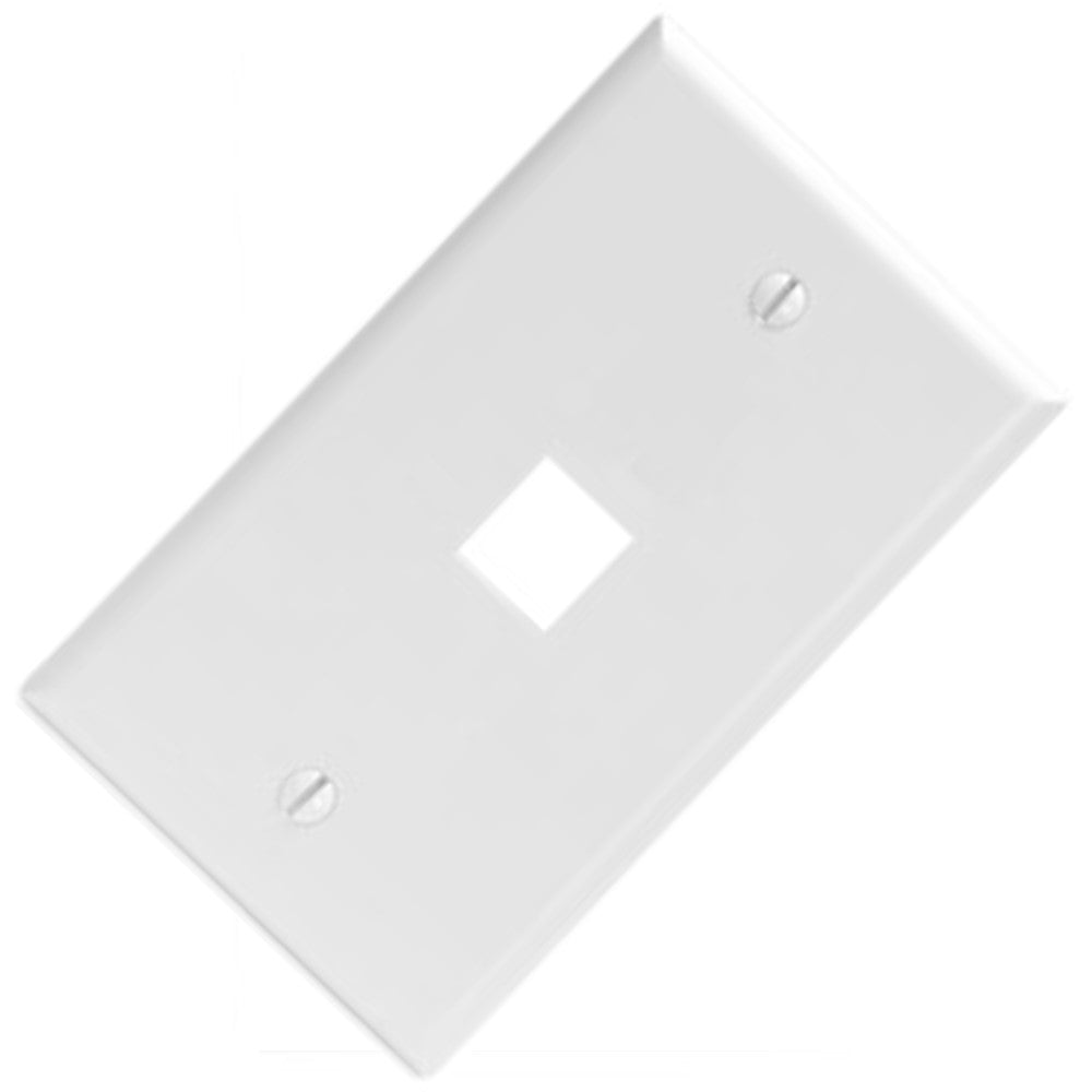 PLACA QUICK PORT BLANCA 1 PUERTO 41080-1WP LEVITON