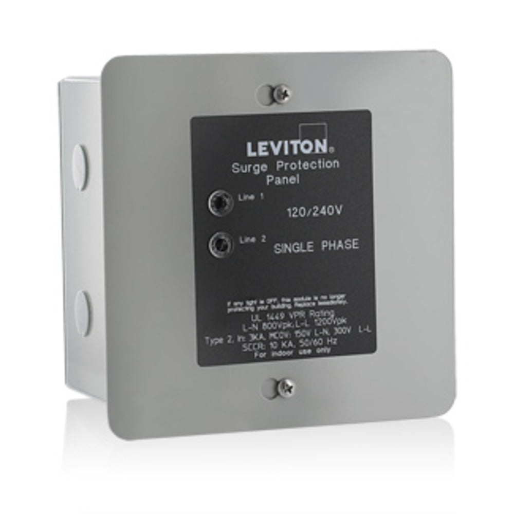 PANEL SUPRESOR DE PICOS MONOFASICO 120/240 AC 50KA 51120-001 LEVITON