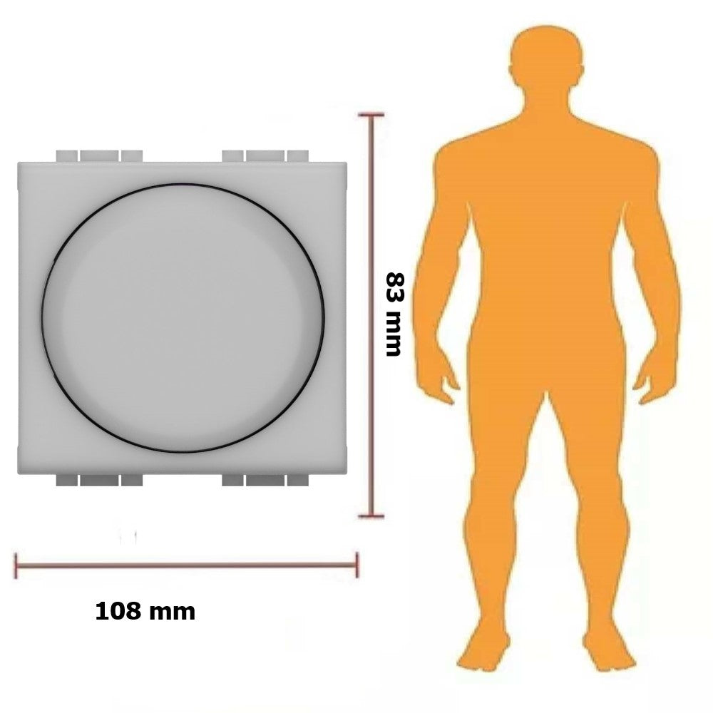 LAMPARA DE EMERGENCIA C/ CUBIERTA COLOR NEGRO ANTRACITA BLANCO Y TECH 2 MOD.