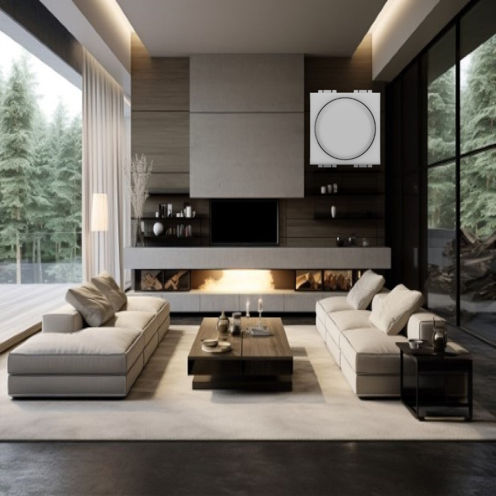 LAMPARA DE EMERGENCIA C/ CUBIERTA COLOR NEGRO ANTRACITA BLANCO Y TECH 2 MOD.