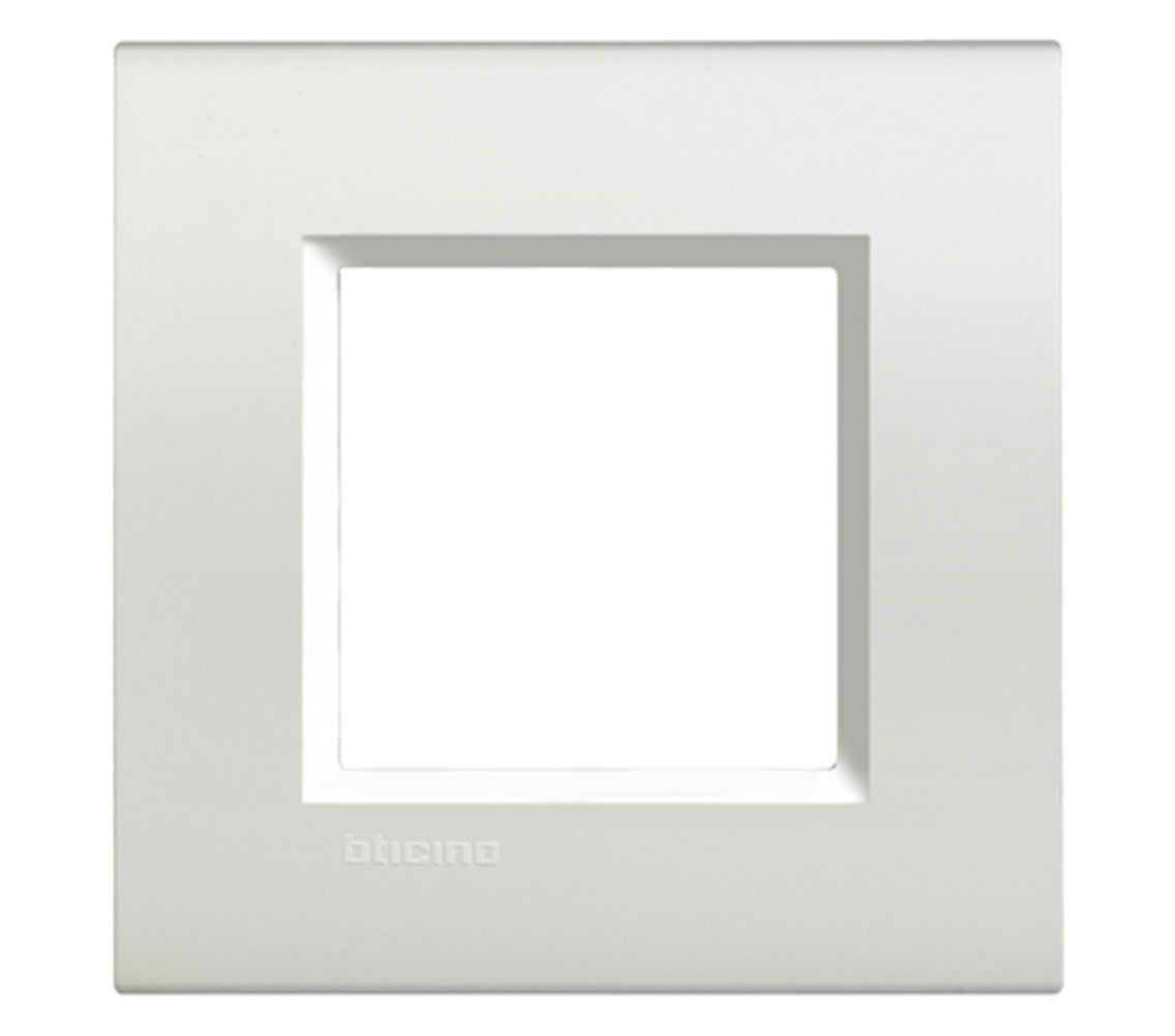 PLACA RECTANGULAR COLOR BLANCO 2 MOD. LNA4802BI LIVING Y LIGHT