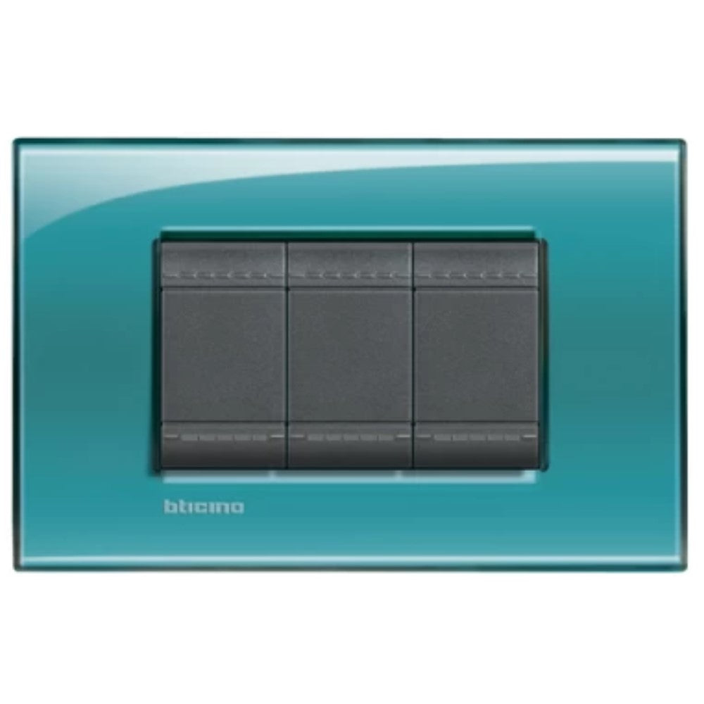 PLACA RECTANGULAR COLOR VERDE 3 MOD. LNA4803VD LIVING Y LIGHT