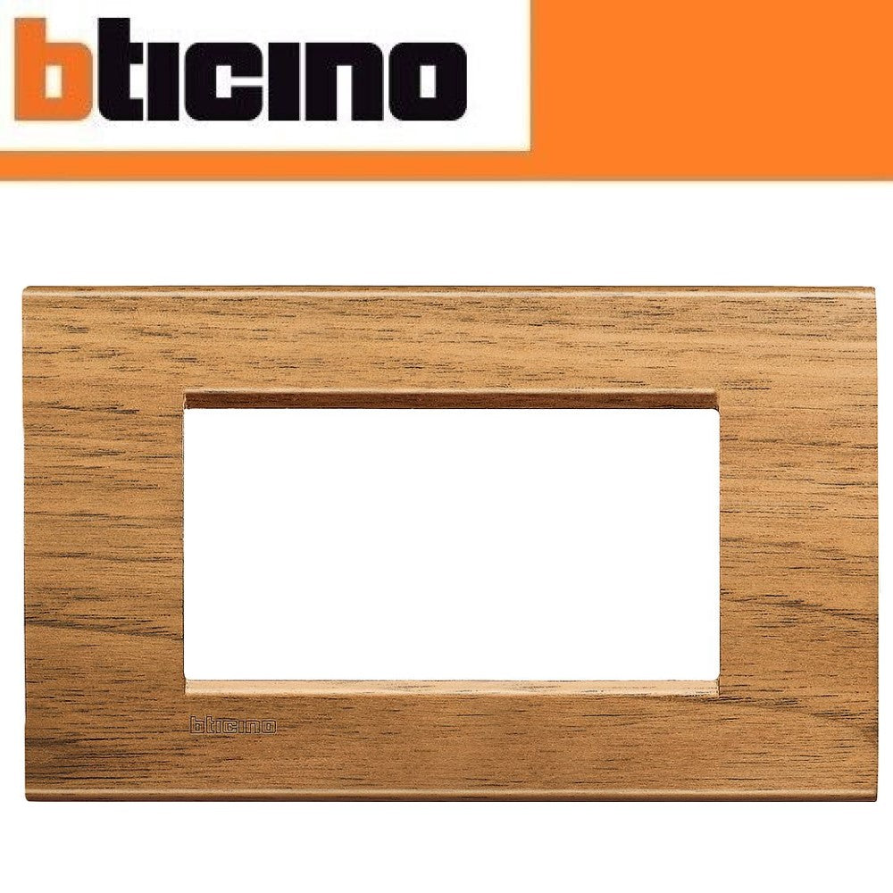 PLACA RECTANGULAR DE MADERA NOGAL 4 MOD. LNA4804LNC LIVING Y LIGHT