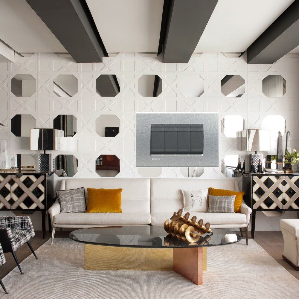 PLACA RECTANGULAR COLOR TECH 4 MOD. LNA4804TE LIVING Y LIGHT