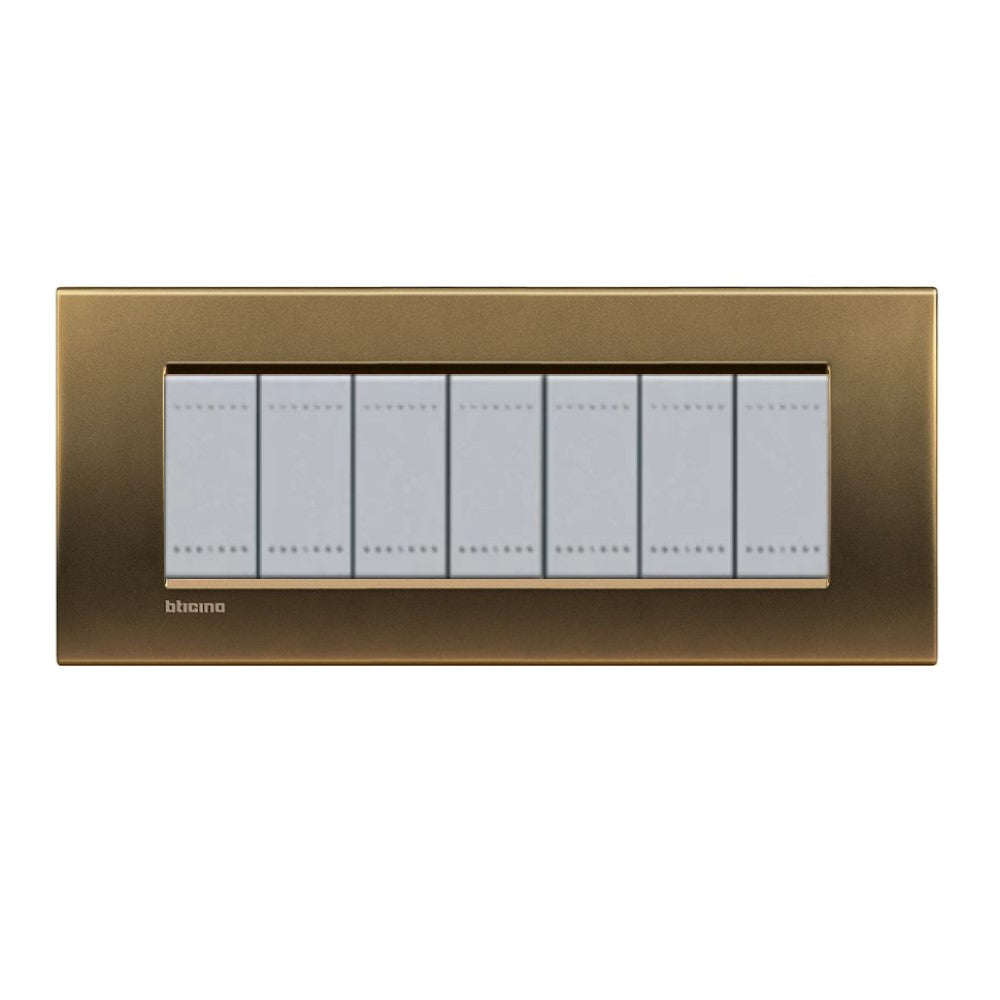 PLACA RECTANGULAR COLOR BRONCE 7 MOD. LNA4807BZ LIVING Y LIGHT