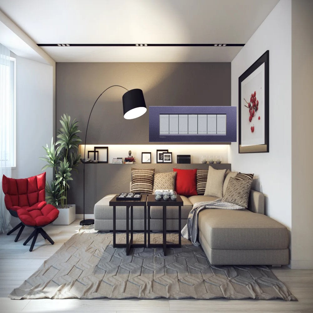 PLACA RECTANGULAR COLOR CLUB 7 MOD. LNA4807CB LIVING Y LIGHT