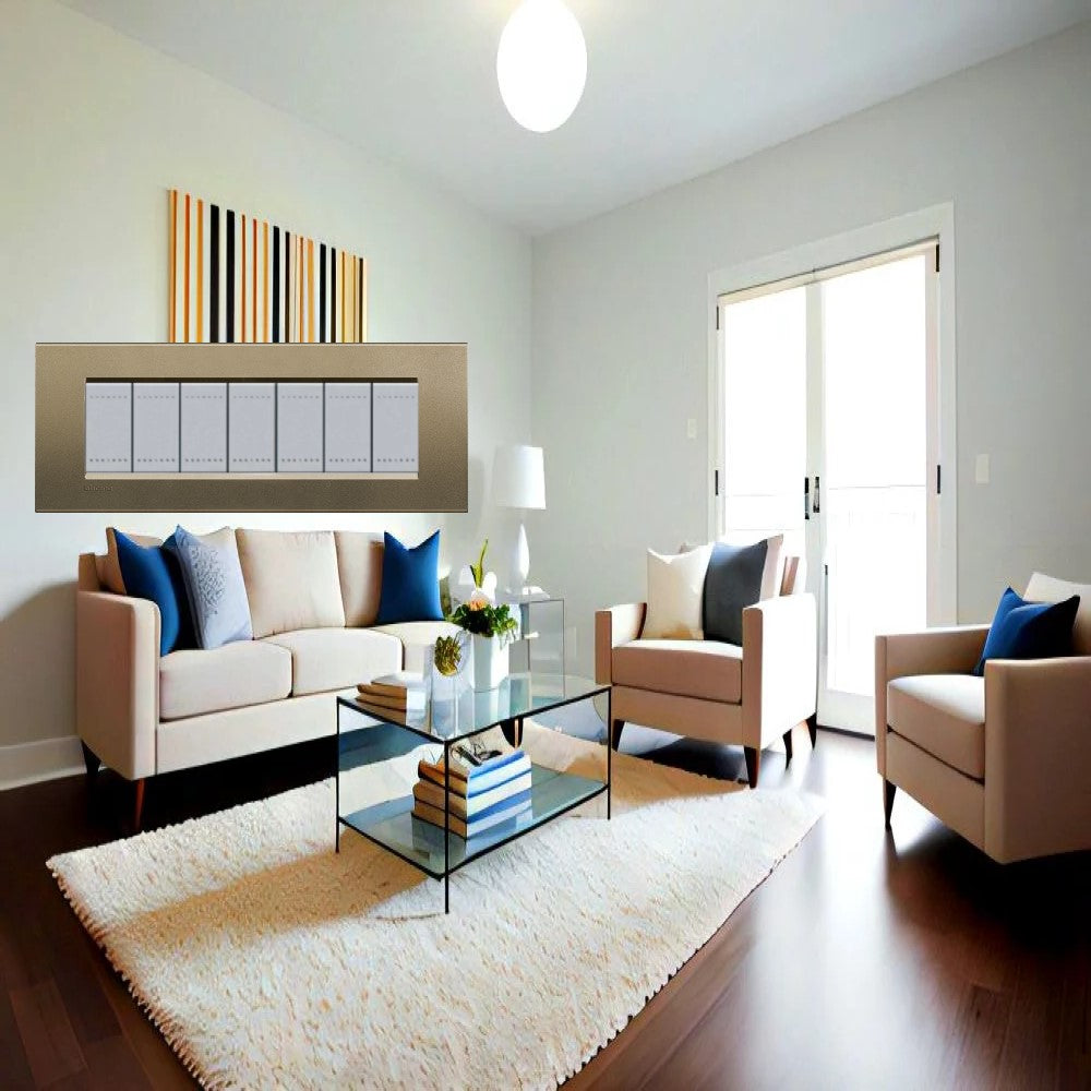 PLACA RECTANGULAR COLOR SQUARE 7 MOD. LNA4807SQ LIVING Y LIGHT