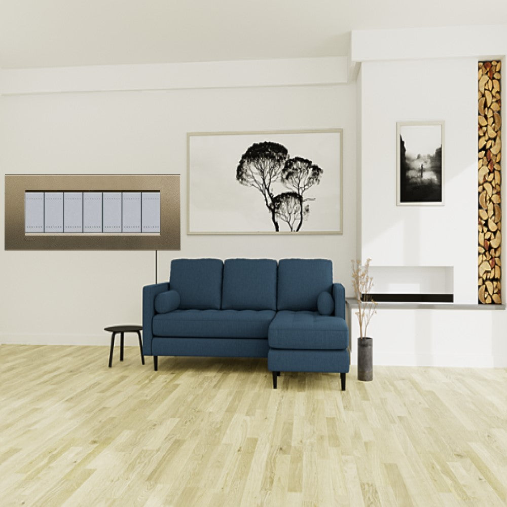 PLACA RECTANGULAR COLOR SQUARE 7 MOD. LNA4807SQ LIVING Y LIGHT