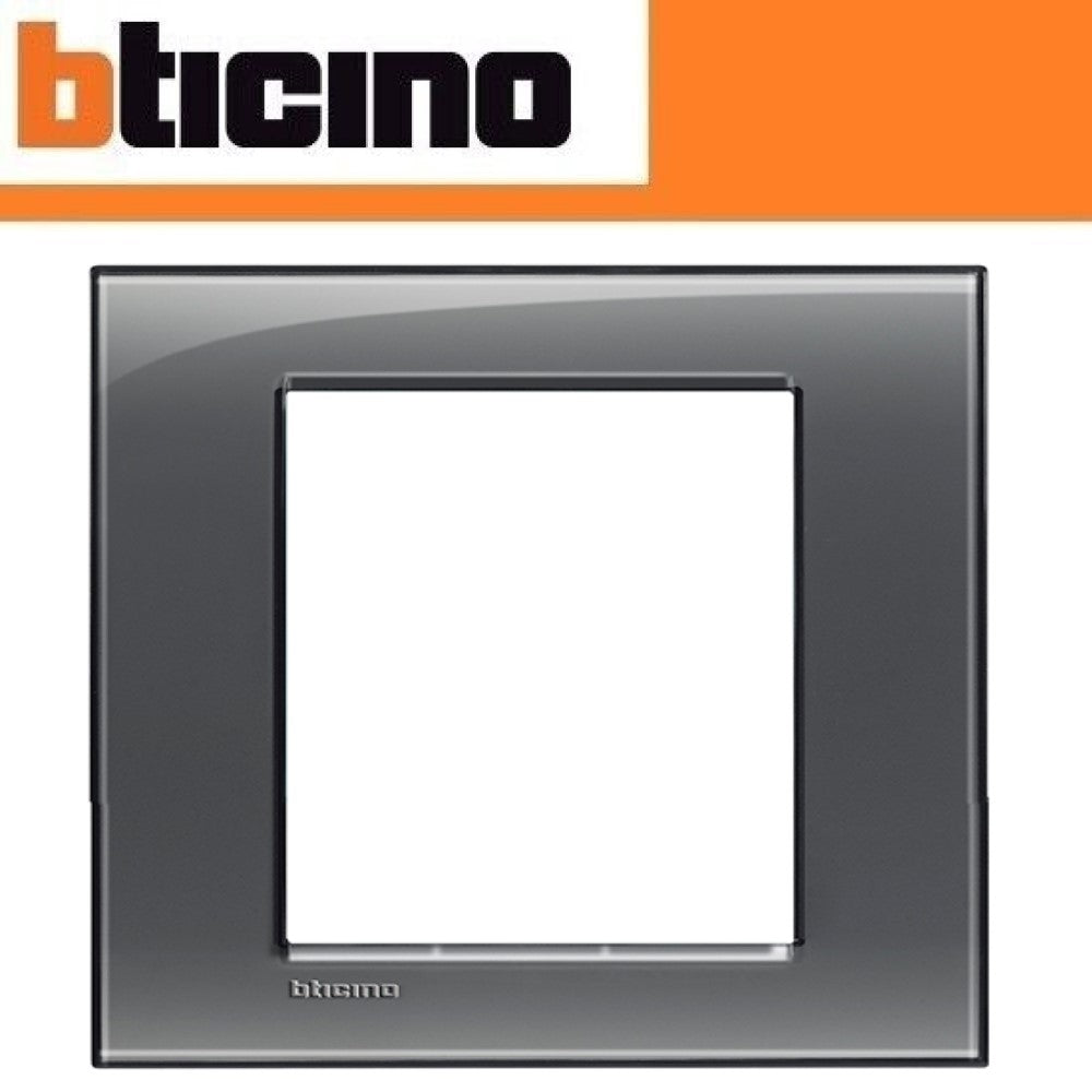 PLACA RECTANGULAR COLOR HUMO 3+3 MOD. LNA4826KF LIVING Y LIGHT