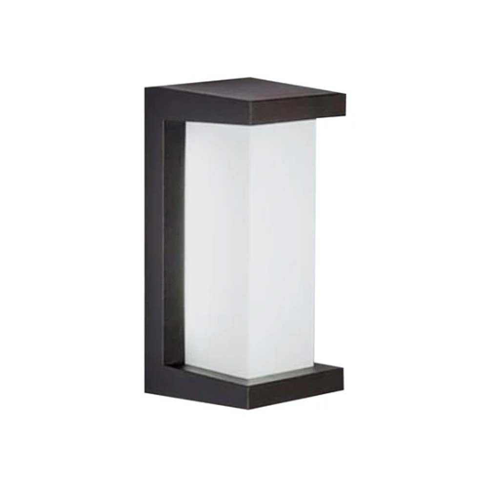 ARBOTANTE LED EXTERIOR RECTANGULAR CON DOBLE SALIDA DE LUZ 10W 3500K IP58 ALUMINIO