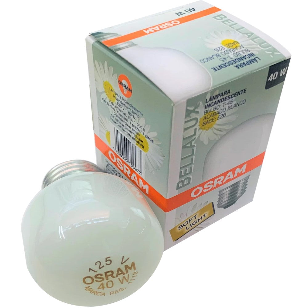 FOCO MINIBELLALUX BLANCO 40W. 81839 OSRAM