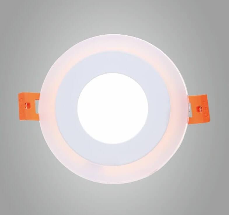 EMPOTRADO REDONDO 10CM 3+3W LUZ BLANCA