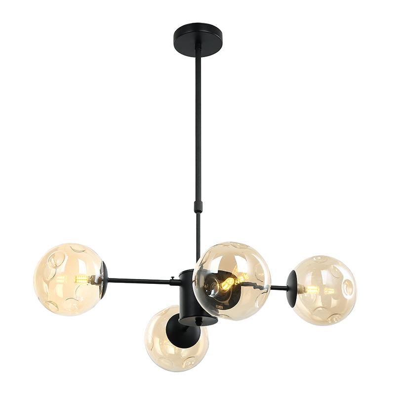 CANDIL DE ESFERAS VINTAGE 4 LUCES MCA LUZ VIC