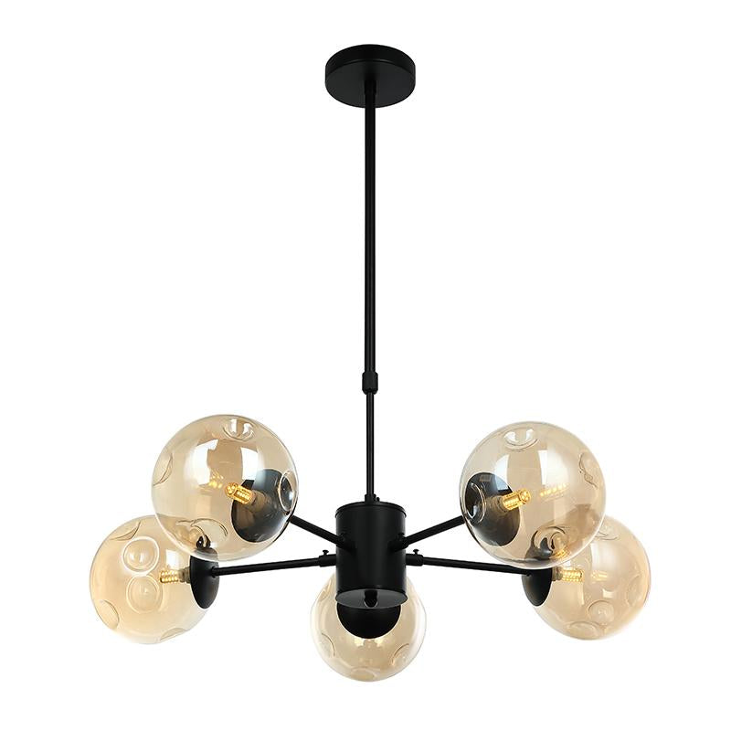 CANDIL DE ESFERAS VINTAGE 5 LUCES MCA LUZ VIC*** HAE ***