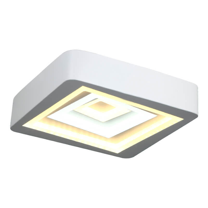 PLAFON LED CUADRADO BLANCO 30W C/3 CAMBIOS DE LUZ