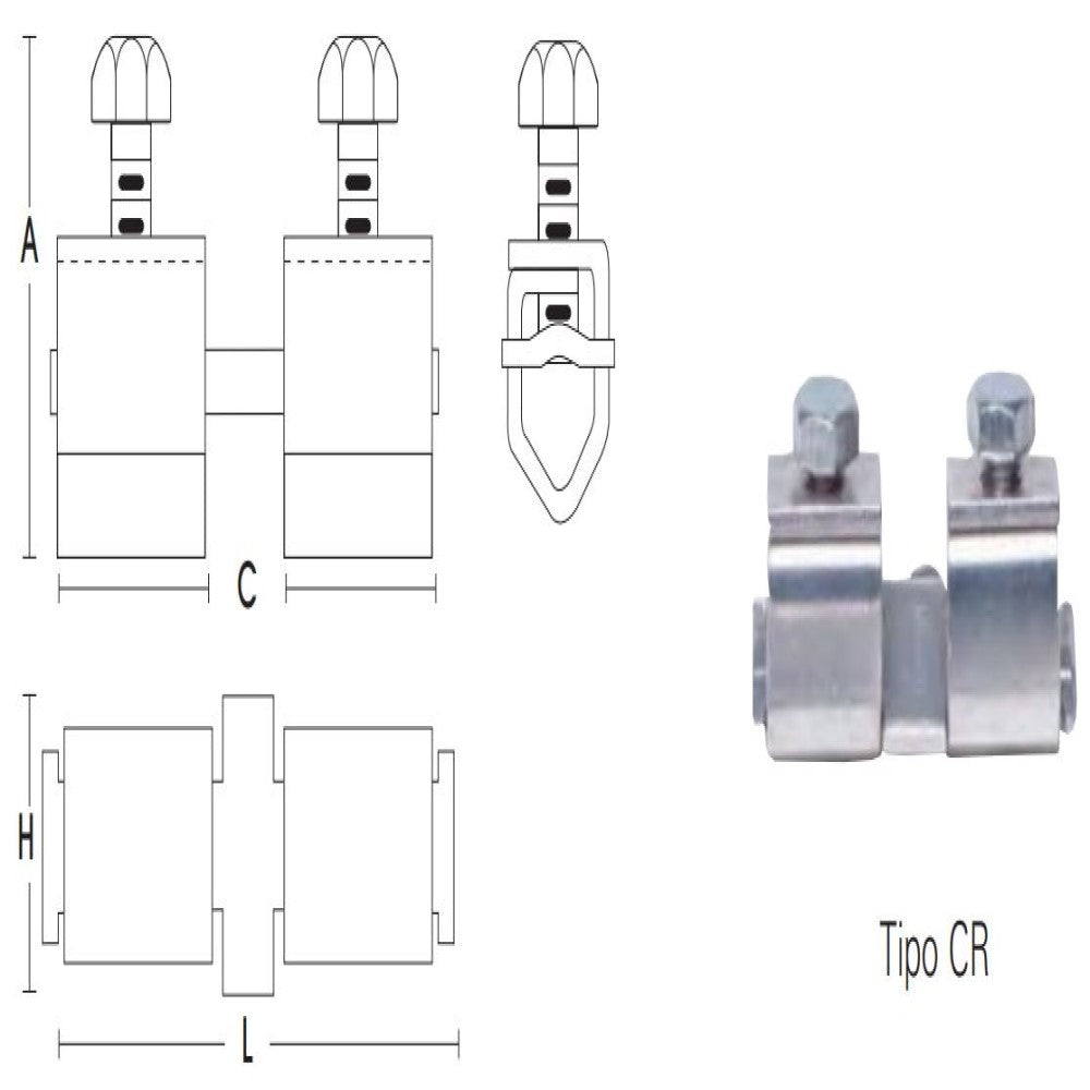 TERM.MEC. CAL.250-500 1/2" TMR-105 MERCURY