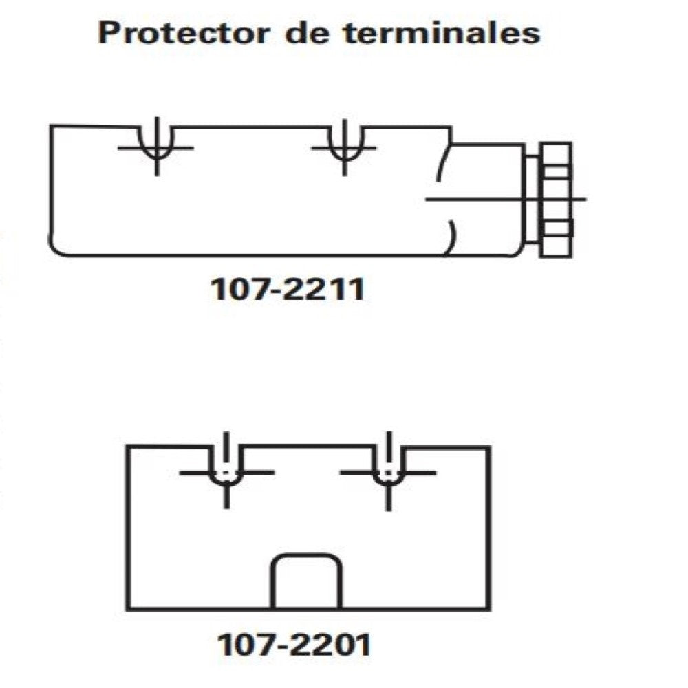 MICRO 107-22-01 PROTECTOR DE TERMINALES SER.107 Y 115