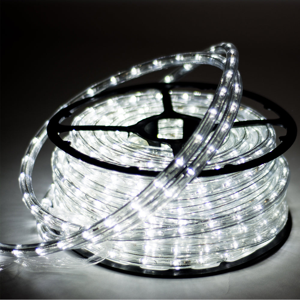 MANGUERA LED REDONDA 2 HILOS 25MTS. 127V. IP65 L.D.