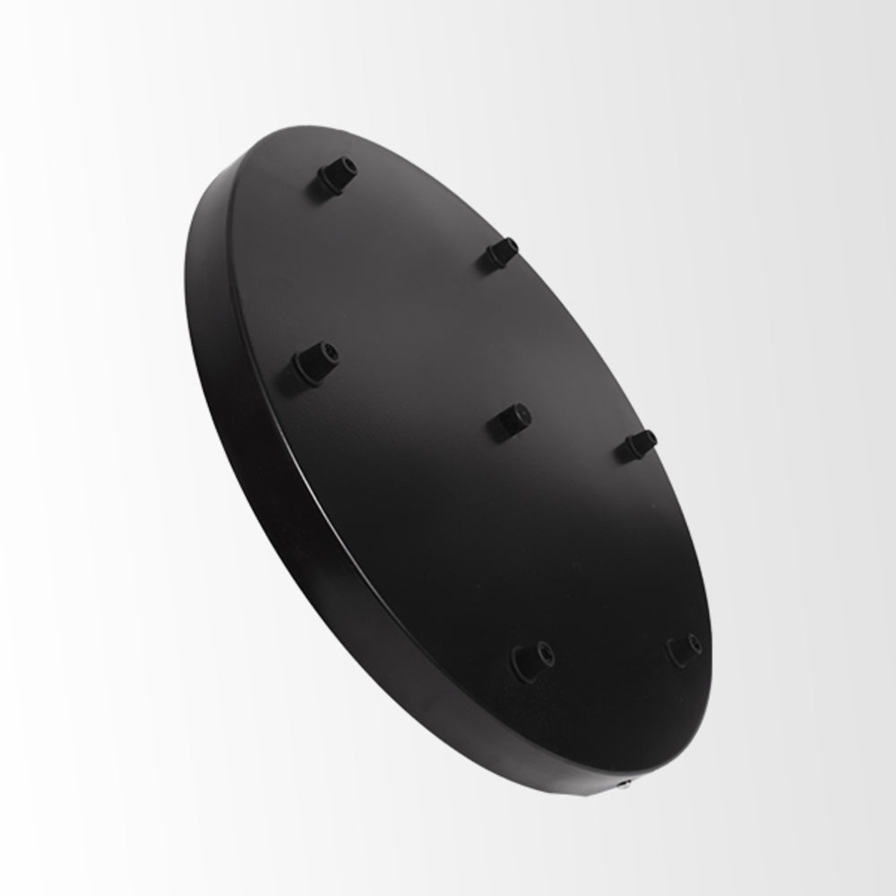 ACCESORIO PARA 6 LUMINARIOS COLGANTESLAMINA DE ACERO ELECTRIFICADODISPONIBLE EN COLOR BLANCO / NEGRO35 CM NO INCLUYE LUMINARIOS(MX-ACC05/B)