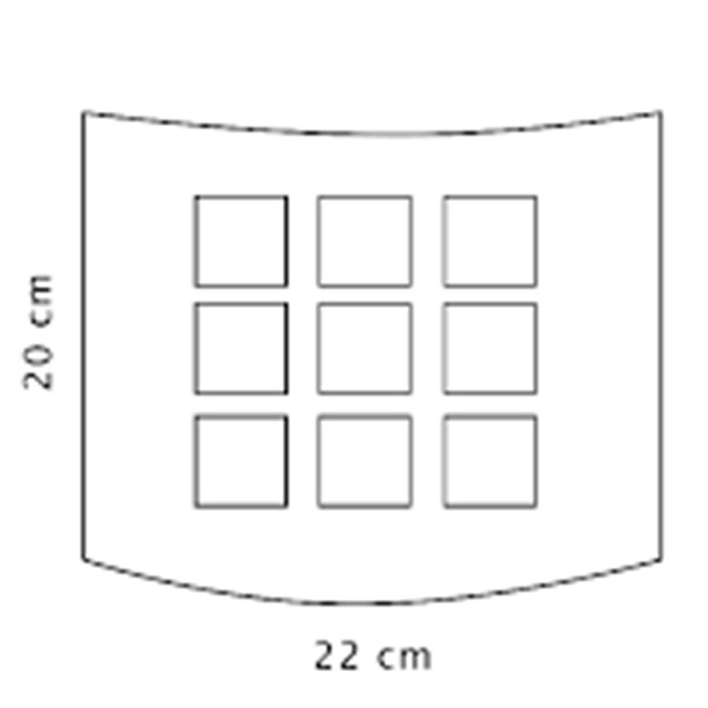 ARBOTANTE .CUERPO EN LAMINA VIDRIO MATE DECORADO 1X E26 TERMINADO CROMO MCA MAXXI