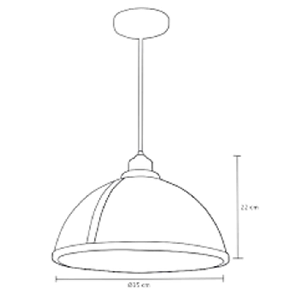 CANDIL ALUMINIO VIDRIO PRISMATICO HERRAJE CROMO 34X120CM E27 127V MAXXI