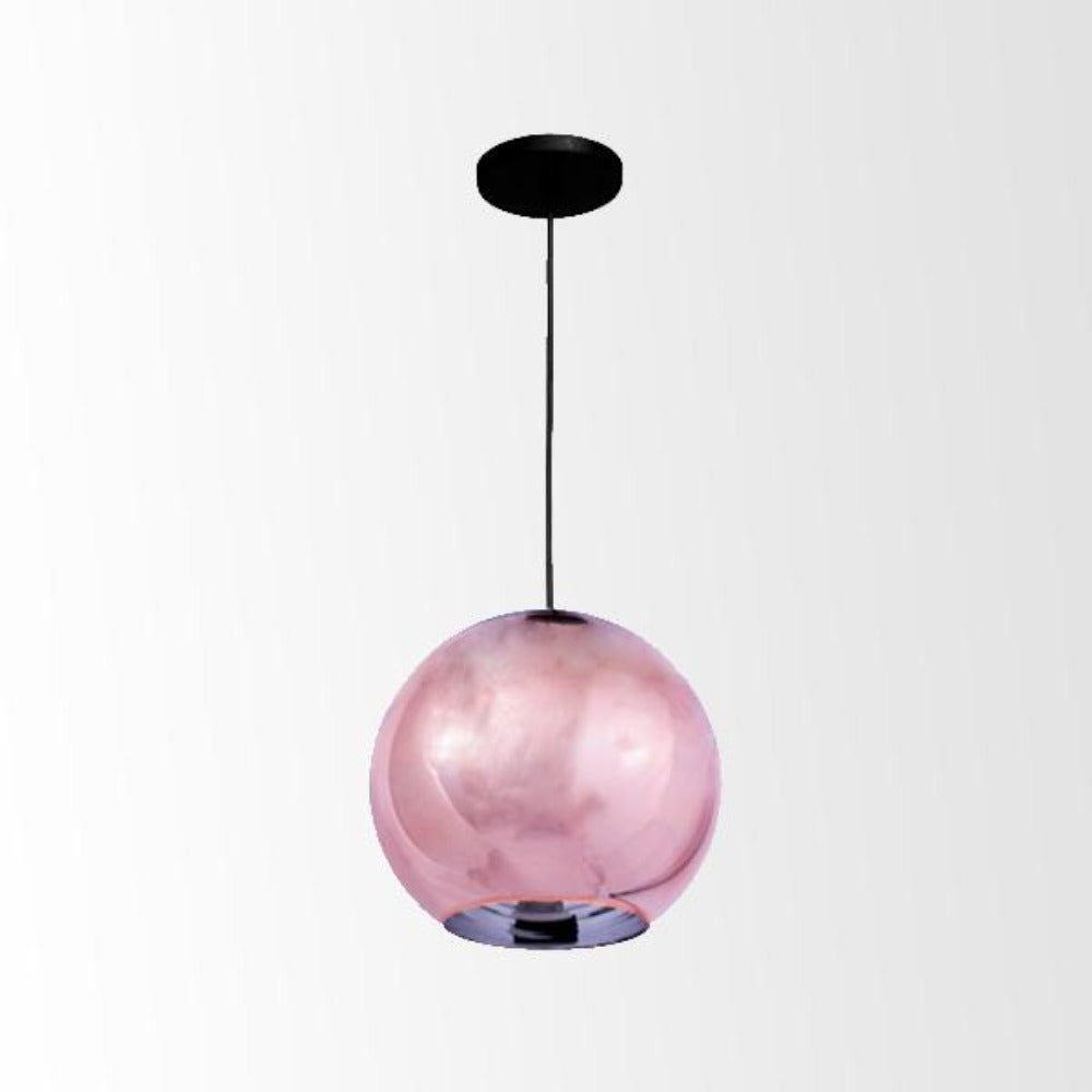 CANDIL ALUMINIO VIDRIO SOPLADO COBRE 40X120CM E27 127V MAXXI