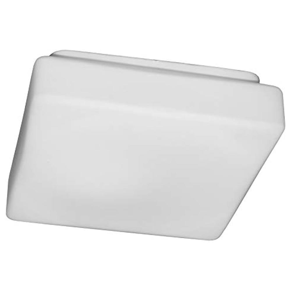 LUMINARIO DE TECHO PLAFON LAMINA DE ACERO + VIDRIO SOPLADOLED INTEGRADO PCB 18W-1500LM20CM X 20CM (MX-PF8027/LED30)