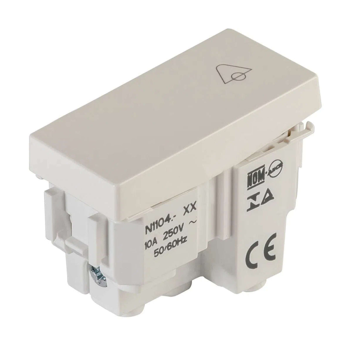 BOTÓN PARA TIMBRE ESTEVEZ UNNO CAMPANA BLANCO