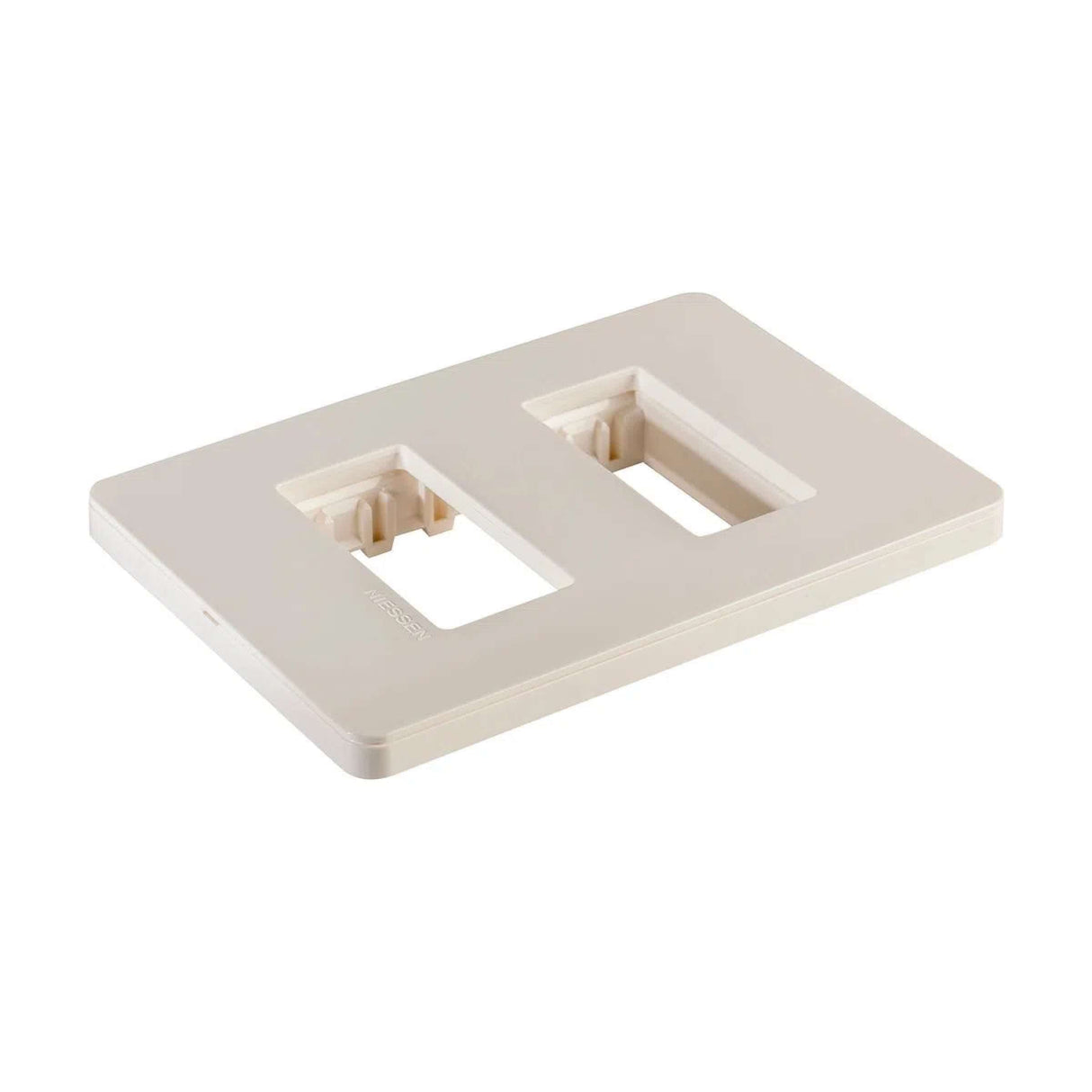 PLACA ESTEVEZ UNNO 2 MÓDULOS BLANCOS