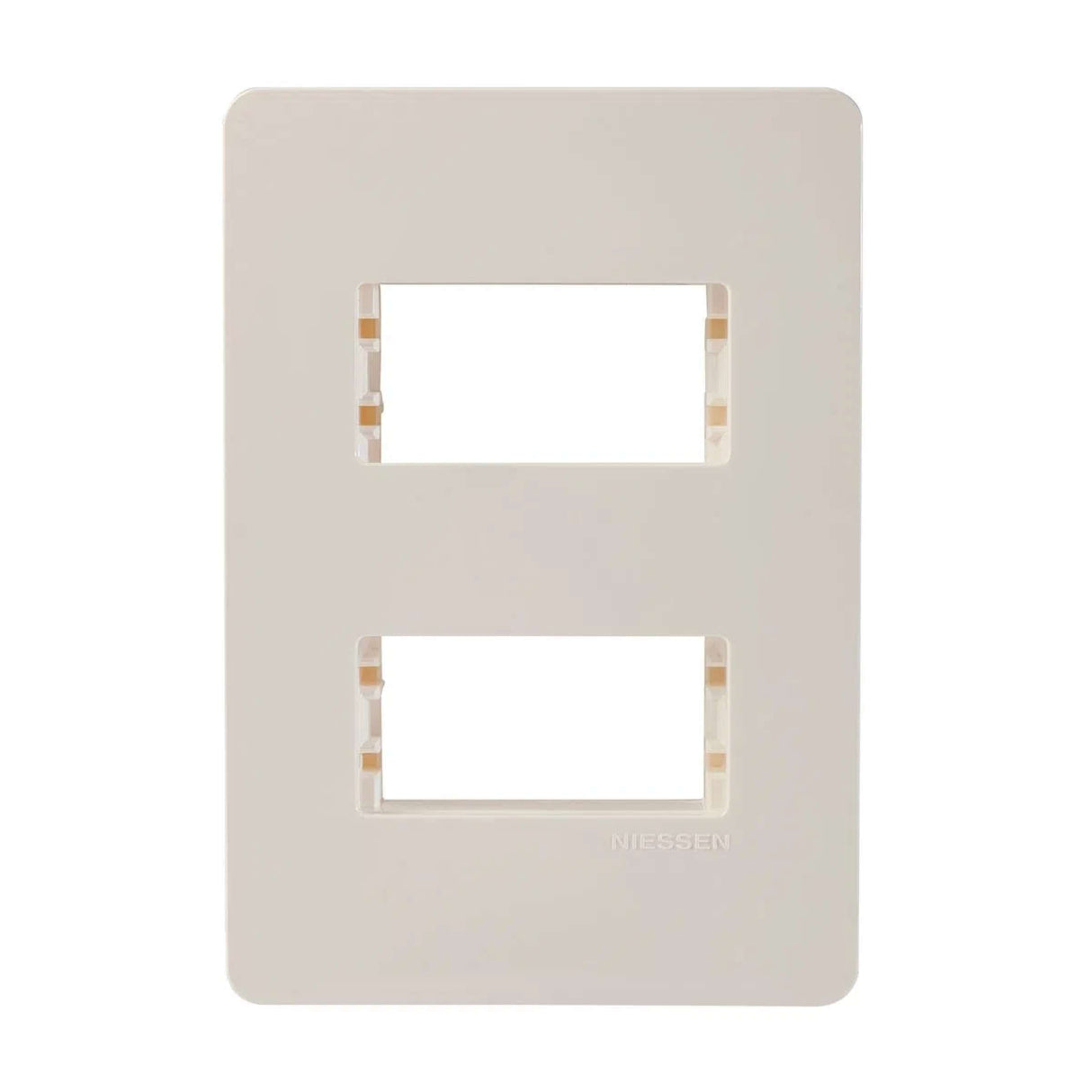 PLACA ESTEVEZ UNNO 2 MÓDULOS BLANCOS