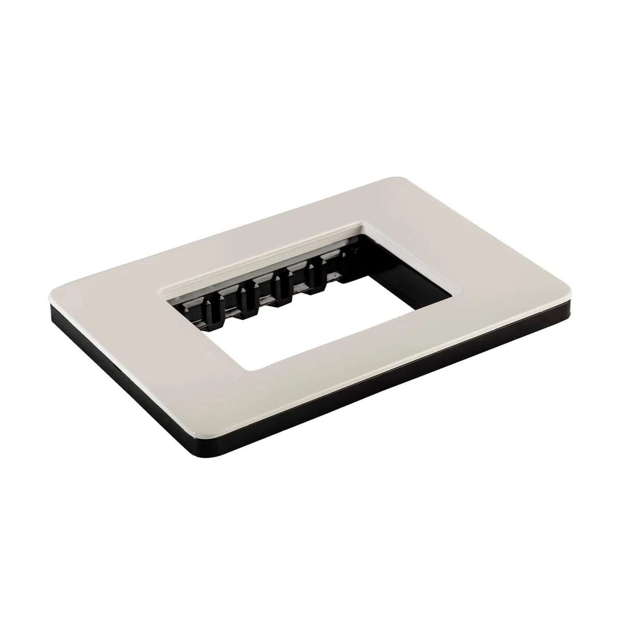 PLACA ESTEVEZ UNNO 3 MÓDULOS BLANCO CHASIS NEGRO