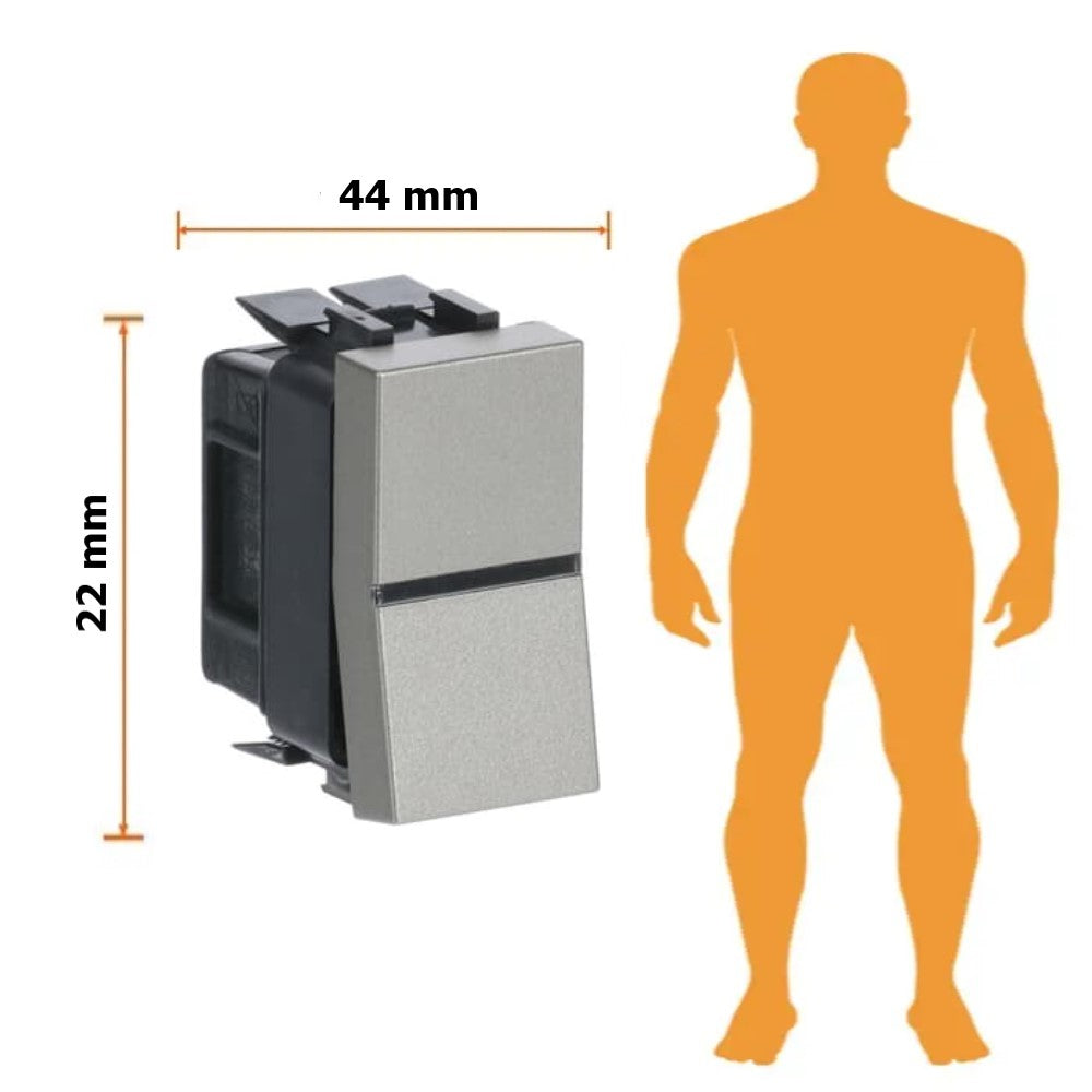APAGADOR 4 VÍAS ESTEVEZ ZENIT 1 MÓDULO CAVA