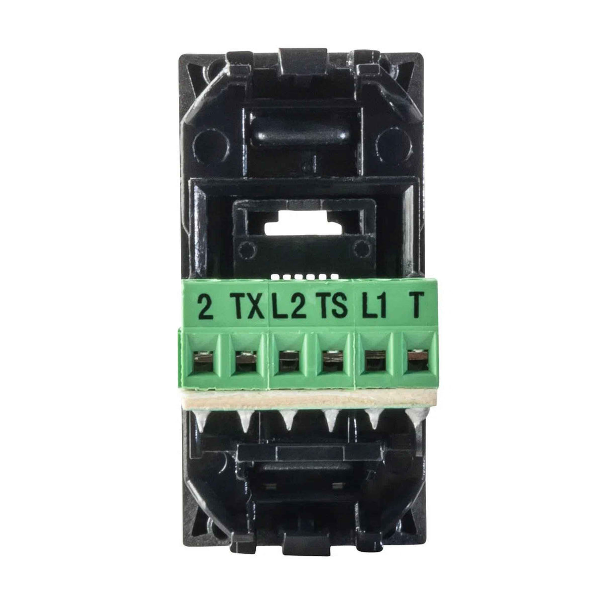 TOMA TELEFÓNICA ESTEVEZ ZENIT 1 MÓDULO DE 6 HILOS RJ11 PLATA