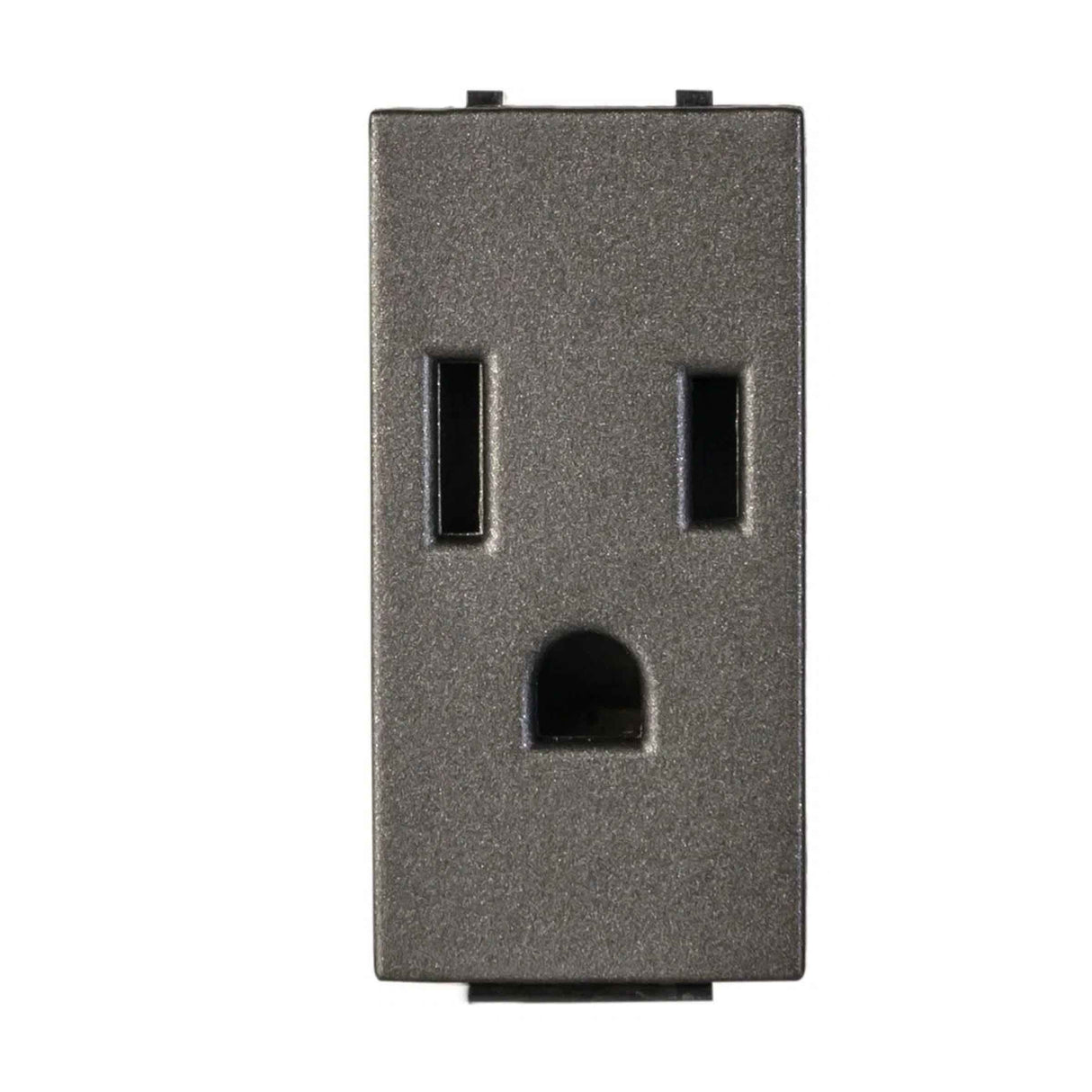 CONTACTO ESTEVEZ ZENIT 2 POLOS CON TIERRA 1 MÓDULO ANTRACITA