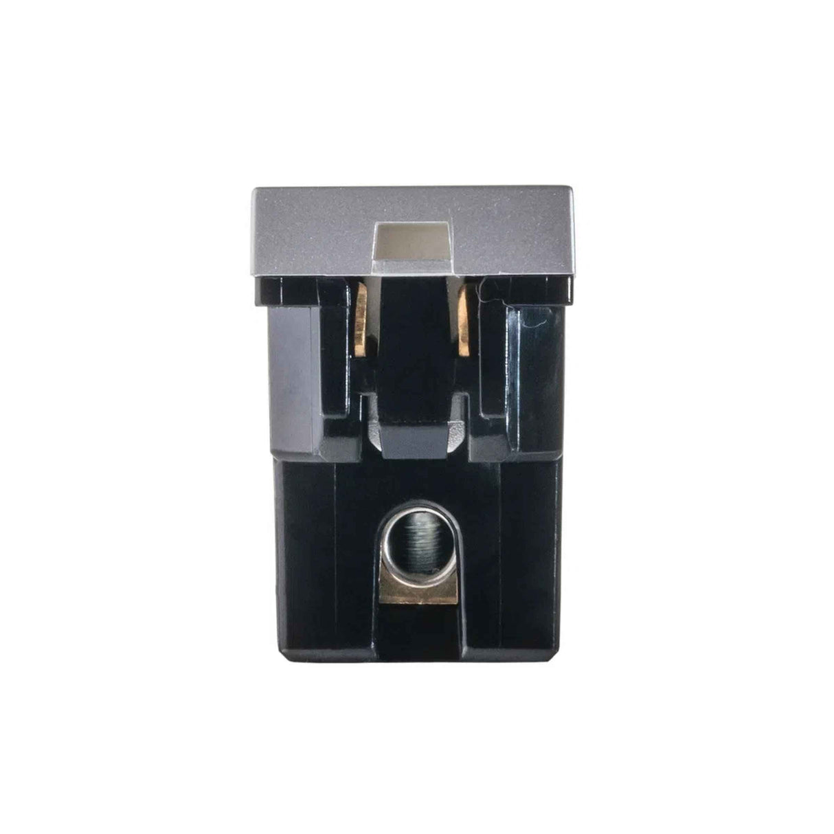 CONTACTO ESTEVEZ ZENIT 2 POLOS CON TIERRA 1 MÓDULO PLATA